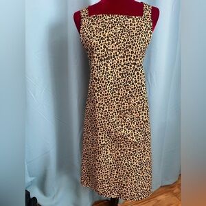 Reversible Animal Print Apron | Leopard & Zebra | 100% Cotton | Made by Aloha